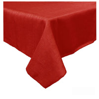 Emporio Slub Table Cloth Red 180 cm Round