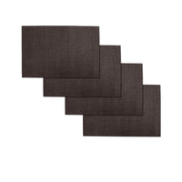 Choice Set of 4 PVC Table Placemats Harold Chocolate