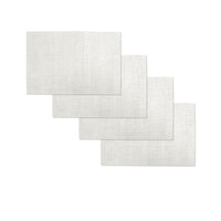 Choice Set of 4 PVC Table Placemats Harold Ivory