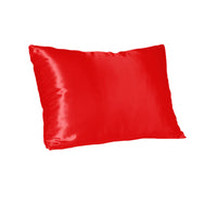 Bambury Satin Standard Pillowcase Scarlet