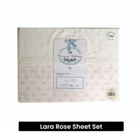 225TC Lara Rose Sheet Set Single