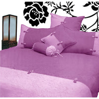 Phase 2 Scrunchie Orchid Quilt Cover Set SINGLE