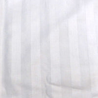 600TC Pair of Wide Self Striped Standard Pillowcases Tea