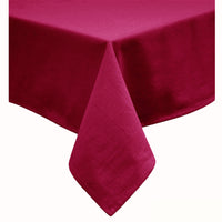 Hoydu Cotton Blend Table Cloth 150cm x 225cm  - PERSIAN RED