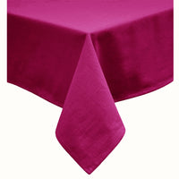 Hoydu Cotton Blend Table Cloth 160cm x 260cm  - FUSCHIA