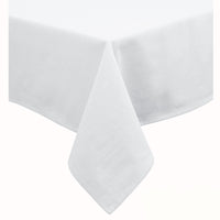 Hoydu Cotton Blend Table Cloth 170cm x 360cm  - BRIGHT WHITE