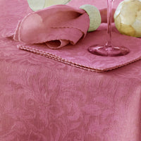 Damask Embossed Tablecloth 150 x 225 cm Mauveglow