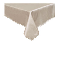Jacquard Table Cloth Mist Taupe 150 x 270 cm