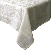 Royale Damask Table Cloth Cream 160 x 230 cm