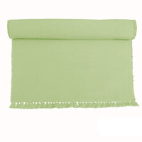 Hoydu Set of 2 - Cotton Ribbed Placemats - REED GREEN
