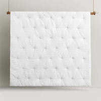 Accessorize Soho Waffle White 3 Piece Comforter Set Queen