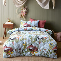 Ironbark Quilted Cotton Quilt Cover Set Single