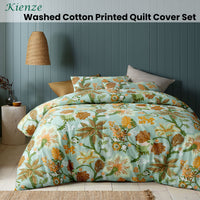 Accessorize Kienze Washed Cotton Printed Quilt Cover Set King