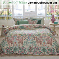 PIP Studio Pavoni Off White Cotton Quilt Cover Set King