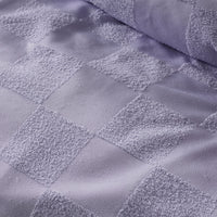 Accessorize Tipo Lilac Chenille Quilt Cover Set King