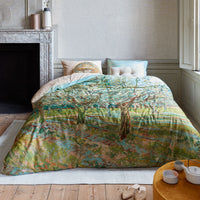 Bedding House Van Gogh Orchard Natural Cotton Sateen Quilt Cover Set King