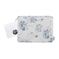 Accessorize Cotton Flannelette Sheet Set Flower Bunch Light Blue Queen