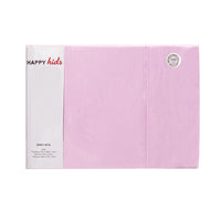 Happy Kids Pink Plain Dyed Microfibre Sheet Set King Single