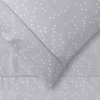 Paws Grey Printed Microfibre Sheet Set Double