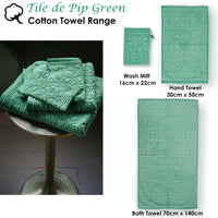 PIP Studio Tile de Pip Green Wash Mitt 16cm x 22cm