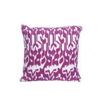 J.Elliot Home Acalan Ikat Purple Filled Cushion