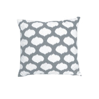 J.Elliot Home Solana Ikat Grey Filled Cushion