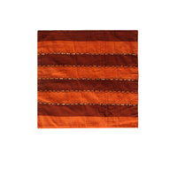 IDC Homewares Ayra Sequined Embroidered Cushion Cover Burnt Orange