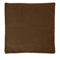 IDC Homewares Lollipop Extra Large Cotton Piped Square Cushion Cover 90 x 90 cm Chocolate