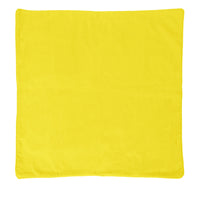 IDC Homewares Lollipop Extra Large Cotton Piped Square Cushion Cover 90 x 90 cm Yellow