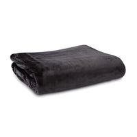 Ardor Lucia Luxury Push Blanket Charcoal King