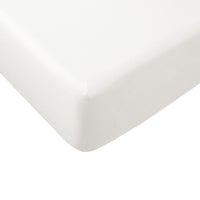 Essentially Home Living Polyester Cotton Fitted Sheet 33cm Wall Double Ivory