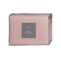 Ardor Lottie Blush Pinsonic Embossed Quilt Cover Set King