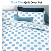 Apartmento Spot Blue Quilt Cover Set King