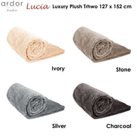 Ardor Lucia Luxury Push Throw Charcoal