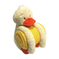 Baby Yellow Blanket with Toy Duckling