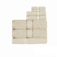 Kingtex 550gsm Cotton 7 Pce Bath Sheet Set Linen