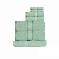 Kingtex 550gsm Cotton 7 Pce Towel Set Frost