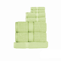 Kingtex 550gsm Cotton 7 Pce Towel Set New Apple