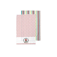 Ladelle Set of 2 Worlds Greatest Teacher Kitchen / Cleaning 100% Cotton Tea Towels