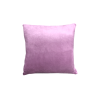 Alastairs Augusta Faux Mink Square Cushion Lilac