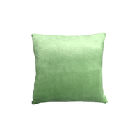 Alastairs Augusta Faux Mink Square Cushion Sage