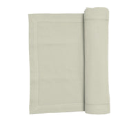 Rans Elegant Hemstitch Table Runner Beige (also known as Oatmeal)