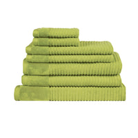 Royal Excellency 7 Piece Cotton Bath Towel Set - Spearmint Green