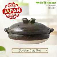 Japanese Donabe Clay Pot - Made in Japan - 3.4L