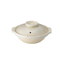 Donabe Japanese Ginpo 24.5cm Clay Pot Ceramic Hot Pot Casserole #8 2-3people 1.5L