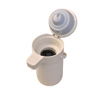 Kylin 304 Stainless Steel Air Press Pot Beverage Dispenser 2.5L - Cream
