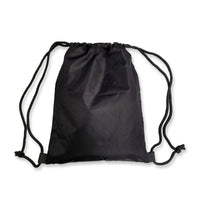 Kylin Black Nylon Sport Drawstring Bag