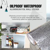 Aluminum Foil Sticker Self Adhesive Oil-proof Waterproof Kitchen Cabinet Wall(60*300cm)