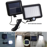 Solar Powered Light Patio Outdoor Motion Sensor Wall Lamp