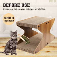 VaKa Cat Scratching Scratcher Board Cat Tree Pad Lounge Toy Corrugated Cardboard